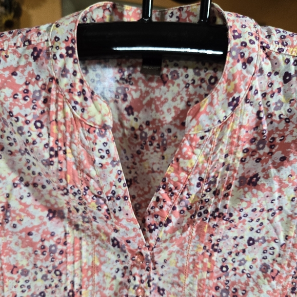 BIT & BRIDLE Little House on the Prairie 3/4 Button Down Top Size Large - Picture 4 of 4